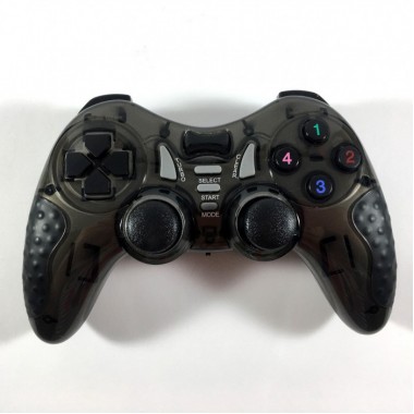 Беспроводной Джойстик 6 в 1 для ПК/PS2/PS3/PC360/ANDROID TV/WIN10 вибро чёрный