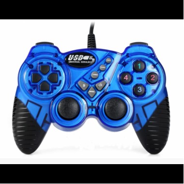 Игровой компьютерный джойстик PC Double shok 2 DJ-FHJ906 Синий