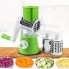 Ручная овощерезка-терка с насадками Kitchen Master 5140 зелёная