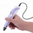 3D ручка для рисования с экраном 3д Ручка Pen2 Merlion с LCD дисплеем Фиолетовая