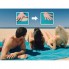 Коврик-подстилка для пикника или моря анти-песок Sand Free Mat 200x200 мм Голубой