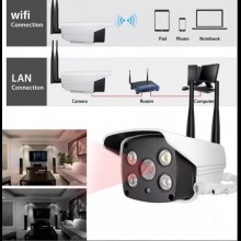 Беспроводная поворотная уличная IP камера видеонаблюдения WiFi microSD UKC CAD 90S10B Беспроводная поворотная уличная IP камера видеонаблюдения WiFi microSD UKC CAD 90S10B