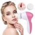 Массажер для лица с 4 насадками Facial Cleaning Set AE-8782C + бокс для хранения