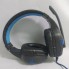 Игровые проводные наушники SOYTO SY850MV с микрофоном Чёрные с Синим