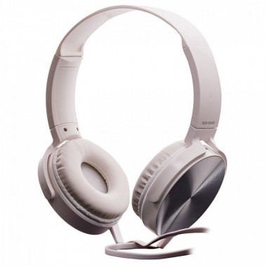 Накладные проводные стерео наушники MDR XB 450 Белые