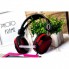 Игровые проводные наушники с микрофоном SY833MV Pro Soyto HIFI Красные
