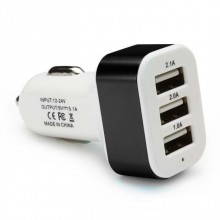 Авто USB зарядка адаптер на 4 USB 009 7A QC3 от прикуривателя 12 - 32 V