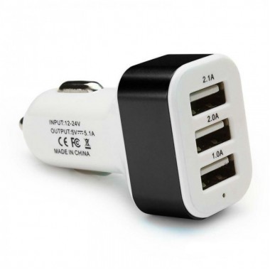 Авто USB зарядка адаптер на 4 USB 009 7A QC3 от прикуривателя 12 - 32 V