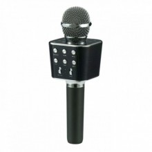 Беспроводной микрофон караоке блютуз WS-1688 Bluetooth динамик USB Чёрный Беспроводной микрофон караоке блютуз WS-1688 Bluetooth динамик USB Чёрный