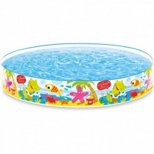 Бассейн Intex 56451 NP "Весёлый пляж" размером 152х25см, объём: 370л, вес: 1,4кг, от 3-х лет Бассейн Intex 56451 NP "Весёлый пляж" размером 152х25см, объём: 370л, вес: 1,4кг, от 3-х лет