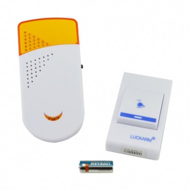 Беспроводной дверной звонок от розетки 220V Luckarm Intelligent A8603 Жёлтый