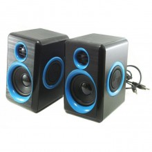 Компьютерные колонки акустика 2.0 USB FnT FT-165 Синие Компьютерные колонки акустика 2.0 USB FnT FT-165 Синие