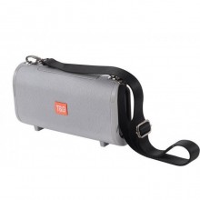 Портативная bluetooth колонка влагостойкая JBL TG-123 FM, MP3, радио Серая