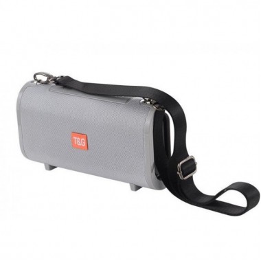 Портативная bluetooth колонка влагостойкая JBL TG-123 FM, MP3, радио Серая