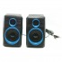 Компьютерные колонки акустика 2.0 USB FnT FT-165 Синие