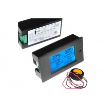 Цифровой вольтметр амперметр ваттметр AC 80-260В 99.9А 0-22кВт, LED
