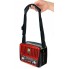 Портативная колонка MP3 USB Golon RX-456S Solar с солнечное панелью Black-Red