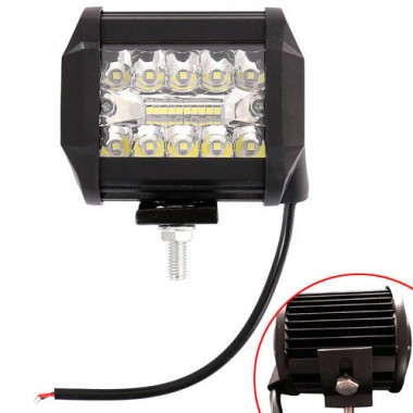 Светодиодная LED панель фара дополнительного света для авто 4” 12В 60Вт