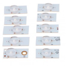 10x LED сегмент 3В для планки лампы подсветки ЖК телевизора 10x LED сегмент 3В для планки лампы подсветки ЖК телевизора