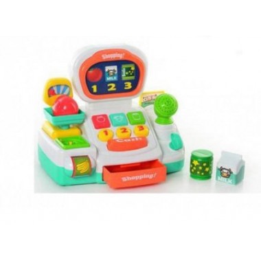 Кассовый аппарат детский на батарейках весы музыка Kinderway 30291