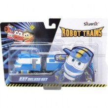 Игровой набор Silverlit Robot Trains Паровозик с двумя вагонами Кей (80176) Игровой набор Silverlit Robot Trains Паровозик с двумя вагонами Кей (80176)