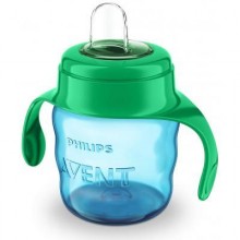 Поильник-непроливайка Philips AVENT с мягким носиком 200 мл голубой 6 мес+ (SCF551/05) Поильник-непроливайка Philips AVENT с мягким носиком 200 мл голубой 6 мес+ (SCF551/05)