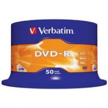 Диск DVD Verbatim 4.7Gb 16X CakeBox 50шт (43548) Диск DVD Verbatim 4.7Gb 16X CakeBox 50шт (43548)