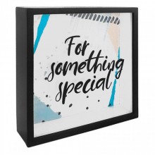 Деревянная копилка для денег For something special Деревянная копилка для денег For something special