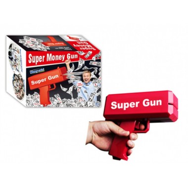 Пистолет который стреляет деньгами Super Gun. Денежный дождь от Super Gun.