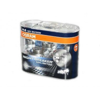 Галогенка H4 OSRAM 12V 60/55W +110% 64193NBU Unlimited (пара)