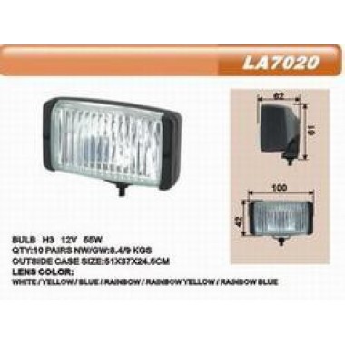 Фары DLAA 7020 OR крышка (пара)