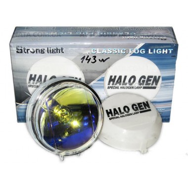 Фары STRONG LIGHT 143 RY 55W+5W крышка (пара)