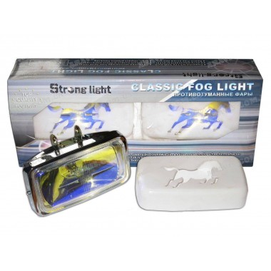 Фары STRONG LIGHT 1558 RY крышка (пара)