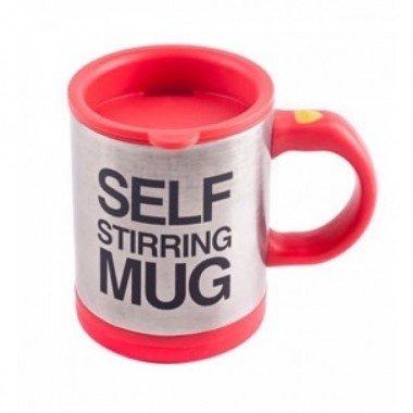 Кружка мешалка Self Stirring Mug автоматическая Red