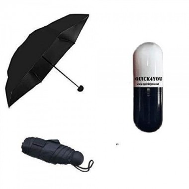 Мини-зонт в капсуле Capsule Umbrella mini Черный