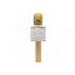 Беспроводной караоке микрофон UTM с динамиками в чехле Bluetooth USB Q7 Gold