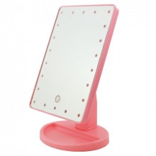 Сенсорное настольное зеркало для макияжа UTM Magic Makeup с LED подсветкой Pink Сенсорное настольное зеркало для макияжа UTM Magic Makeup с LED подсветкой Pink