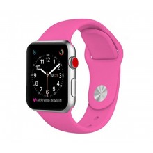 Ремешок для Apple Watch Silicone Band 38 mm Barbie Pink
