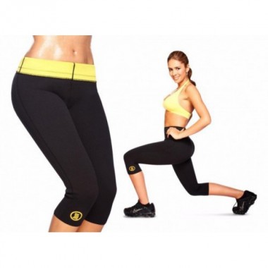 Бриджи шорты для похудения Hot Shapers, Черные с желтым