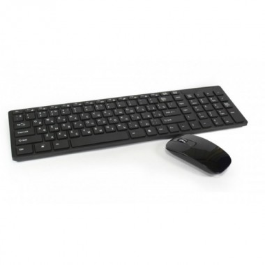 Беспроводный комплект (клавиатура и мышка) WIRELESS K06 Black