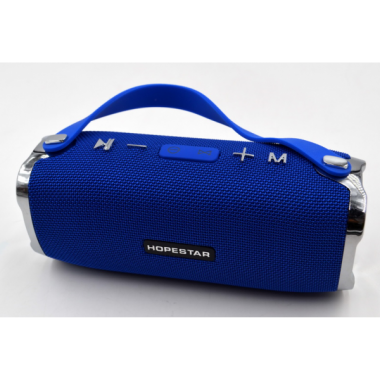 Мощная портативная bluetooth колонка Sound System H24 Pro Hopestar Синяя