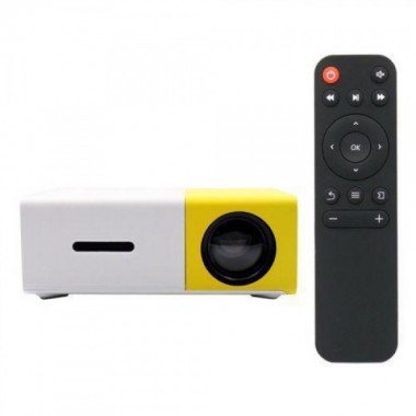 Портативный мини проектор LED Projector UTM YG-300 White/Yellow