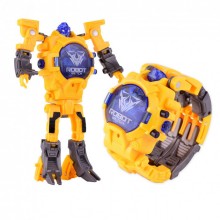 Детская игрушка Robot Watch часы робот трансформер 2 в 1 Yellow Детская игрушка Robot Watch часы робот трансформер 2 в 1 Yellow