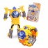 Детская игрушка Robot Watch часы робот трансформер 2 в 1 Yellow