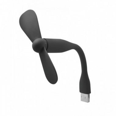 Портативный гибкий USB вентилятор UTM Черный