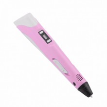 3D ручка PEN-2 UTM c LCD дисплеем и набором пластика Розовая 3D ручка PEN-2 UTM c LCD дисплеем и набором пластика Розовая