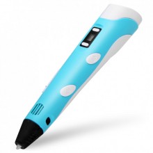 3D ручка PEN-2 UTM c LCD дисплеем и набором пластика Синяя 3D ручка PEN-2 UTM c LCD дисплеем и набором пластика Синяя