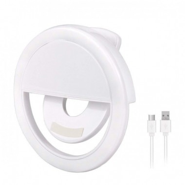 Селфи-кольцо USB Selfie Ring Light White